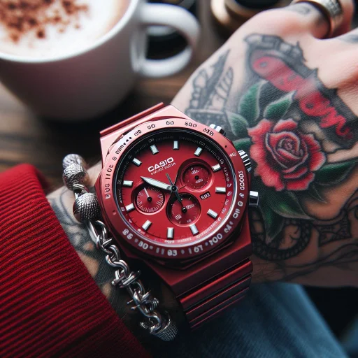 Casio Red Watch for women - Image 2