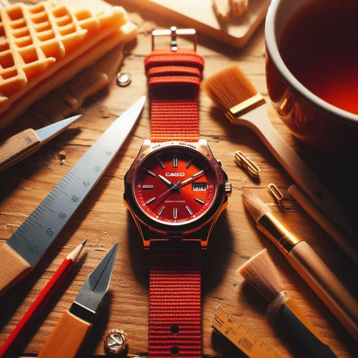 Casio Red Watch for women - Image 4