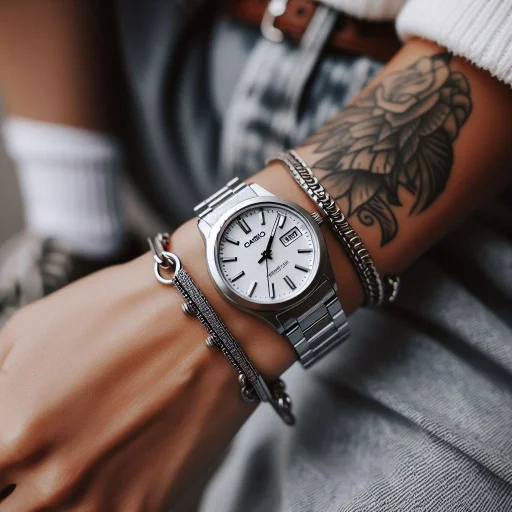 Casio Silver Watch for women - Image 4